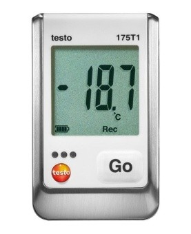 1-канальный логгер данных температуры 175 T1 Testo 0572 1751 в ШефСтор (chefstore.ru)